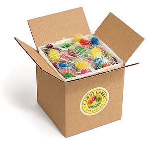 Candy Creek Sugar Free Big Suckers Lollipops, 8 Fruit Flavors, Bulk 4 Lb. Carton logo