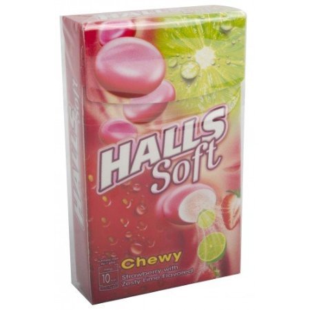 Candy Halls Soft Strawberry Lime Flavour (26.4 Grams) 10 Packs logo