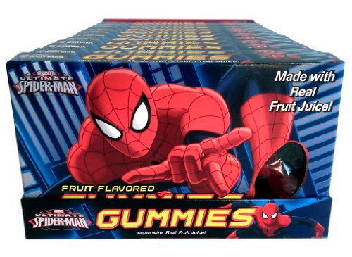 Candy Treasure Spider Man Fruit Gummies, Tray 12-count (12×3.5oz) logo