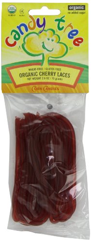 Candy Tree Organic Cherry Laces, 2.6 ounce Packages (Pack of 12) logo