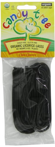 Candy Tree Organic Licorice Laces, 2.6 ounce Packages (Pack of 12) logo