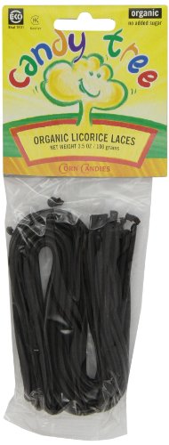 Candy Tree Organic Licorice Laces, 3.5 ounce Packages (Pack of 12) logo