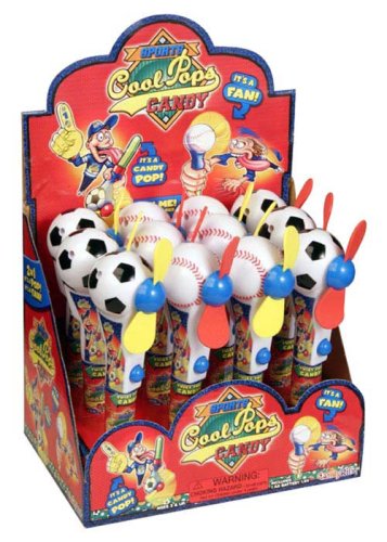 Candyrific Sports Candy Cool Pop, 0.38 ounce Units (Pack of 12) logo
