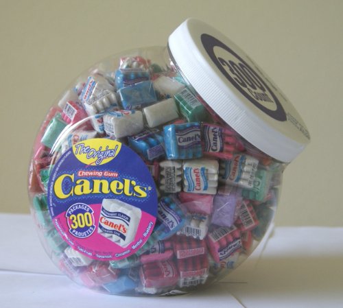 Canel’s The Original Chewing Gum 7 Flavors Assortment 300 Count Tub Net Wt 3 Lbs 4.91 Oz logo