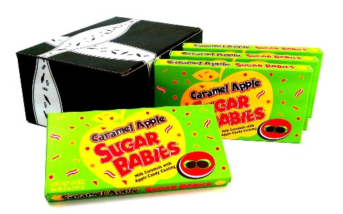 Caramel Apple Sugar Babies 5oz Box, 4 Boxes In A Gift Box logo