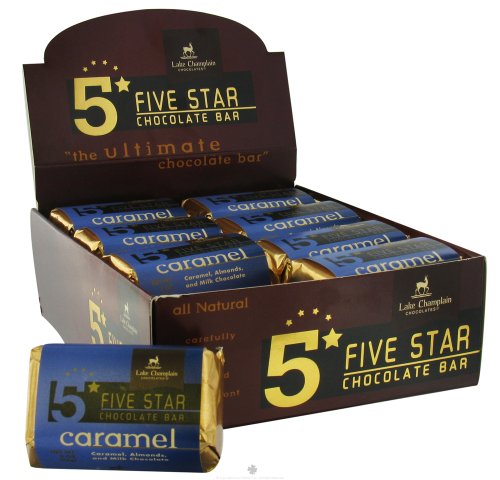 Caramel Five Star Bar – Lake Champlain Chocolates logo