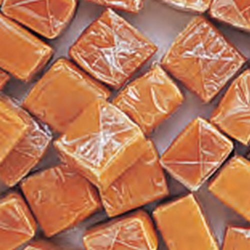 Caramel Squares Chewy Candy 1lb Bag logo