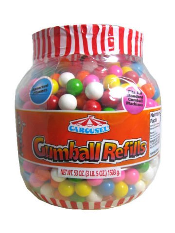 Carousel Gumball Refills, 3.5 Lb Tub logo