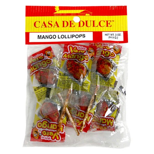 Casa De Dulce Paletas De Mangos, 3 ounce Bags (Pack of 12) logo