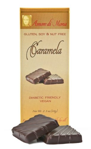 Case Of 14 Luxury Caramela Bars: Vegan, Free Of Gluten, Peanuts, Tree Nuts, Milk & Soy, All Natural, Allergen & Diabetic Friendly. logo