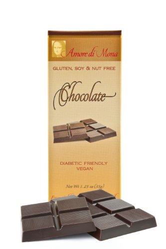 Case Of 15 Luxury Dark Chocolate Bars: Vegan, Free Of Gluten, Peanuts, Tree Nuts, Milk & Soy, All Natural, Allergen Friendly & Diabetic Friendly. logo