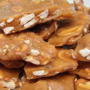 Cashew Brittle In A Half Pound Gift Box logo