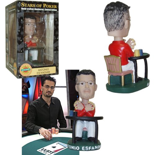 Casino Supplies and Playing Cards Antonio Esfandiari Bobblehead (Pack of 1) logo