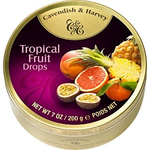 Cavendish & Harvey Tropical Fruit Drops 7 Oz. logo