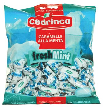 Cedrinca Fresh Mint Italian Hard Candy logo