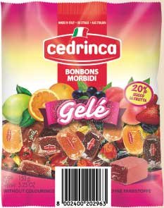 Cedrinca Hard Candy (gele) logo