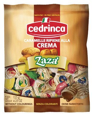 Cedrinca Zaza Cream Filled Candy logo