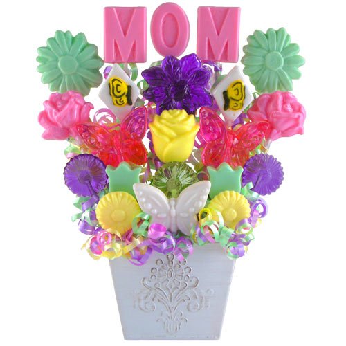 Celebrating Mom Lollipop Bouquet logo