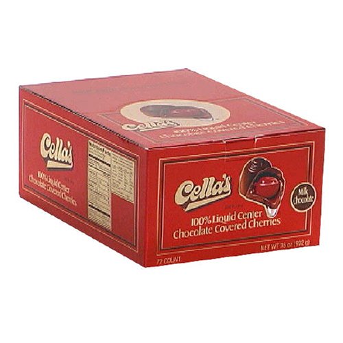 Cella’s Milk Chocolate Covered Cherries, 72-count Box logo