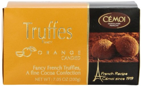 Cemoi Truffles Fancy Candied, Orange, 7.05 Ounce logo