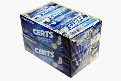 Certs Classic Mints Peppermint 24 Rolls logo