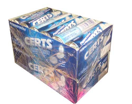 Certs Classic Mints With Retsyn Cryslals-peppermint Flavor(24-.72 Ounce Rolls) logo