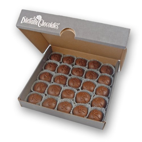 Champagne Truffles In Milk Chocolate – 25 Piece Bulk Box – By Dilettante logo