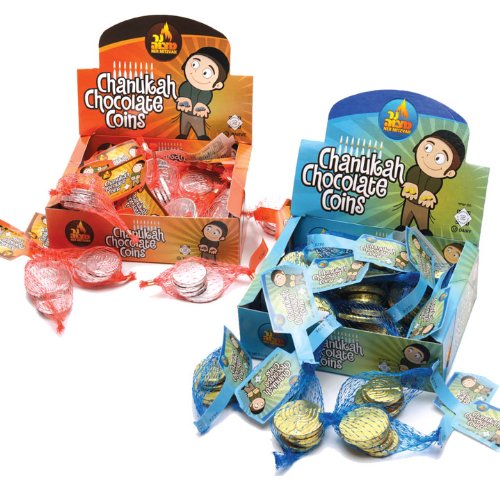 Chanukah Pareve Chocolate Coins / 24 Sacks logo