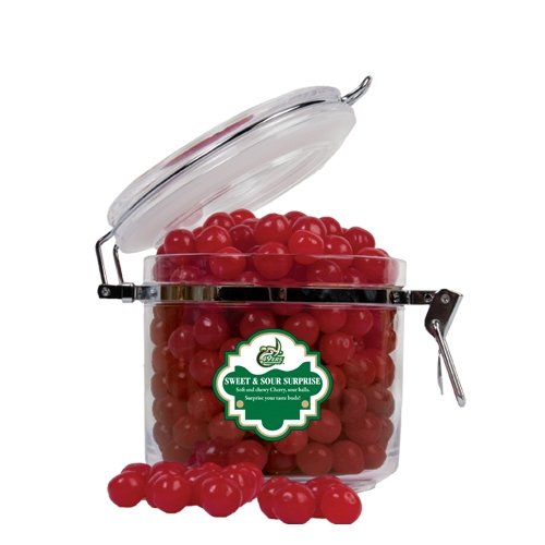 Charlotte Sweet & Sour Cherry Surprise Round Canister ’49ers Official Logo’ logo