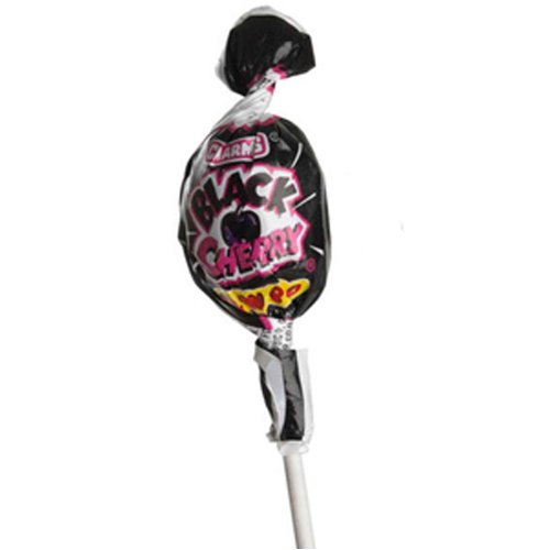 Charms Black Cherry Blow Pops 1 Lollipop logo