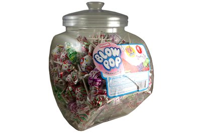 Charms Blow Pop Jar 180 Pops logo