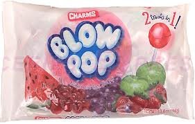 Charms Blow Pops 2 Bags Of 50 Pops Each logo