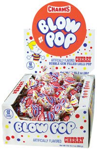 Charms Blow Pops – Cherry logo