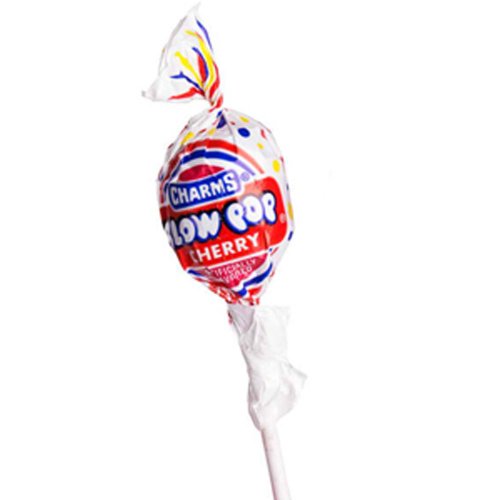 Charms Cherry Blow Pops 1 Lollipop logo