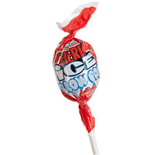 Charms Cherry Ice Blow Pops 1 Lollipop logo