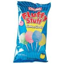 Charms Fluffy Stuff Cotton Candy, 3.5 Ounce — 24 Per Case. logo