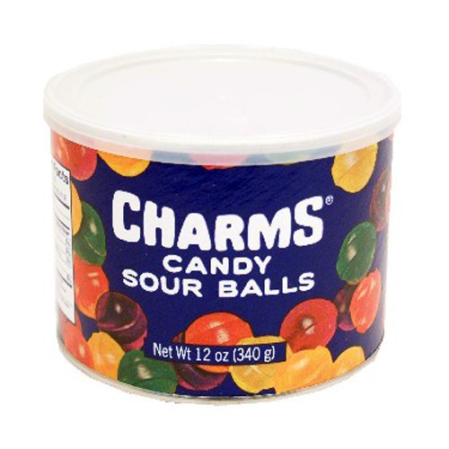 Charms Sour Balls 12ct logo