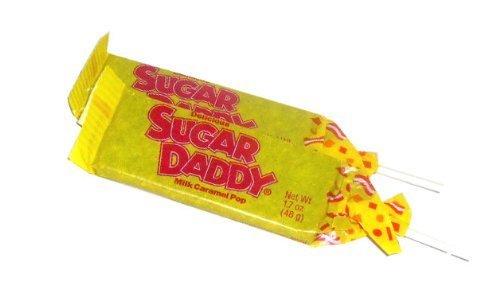 Charms Sugar Daddy Milk Cramel Lollipops – 24 Pops/ Box logo