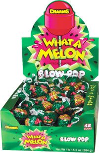 Charms Watermelon Blow Pops logo