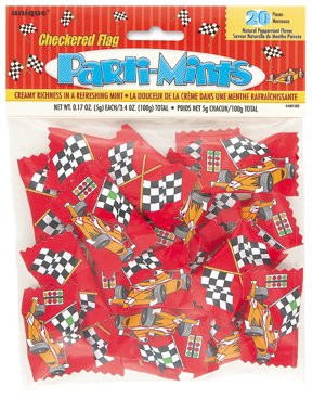 Checkered Flag Party Mints (20 Pack) logo