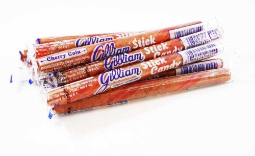 Cherry Cola Brown & Red Old Fashioned Hard Candy Sticks: 10 Count (individually Wrapped) logo