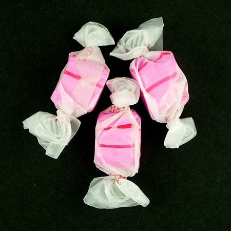 Cherry Flavored Taffy Town Salt Water Taffy 2 Pound logo