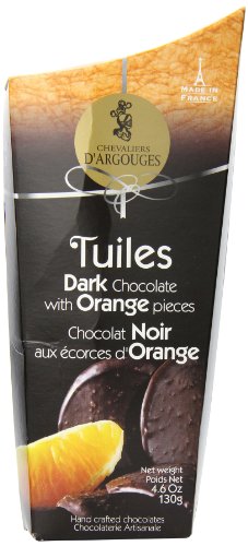 Chevaliers D’argouges Tuiles Dark Chocolate, Orange, 4.6 Ounce logo