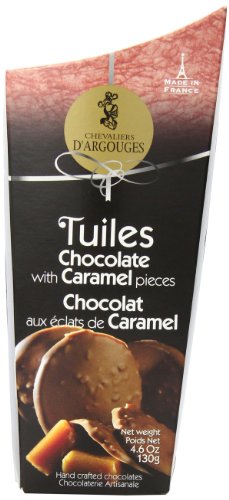 Chevaliers D’argouges Tuiles Milk Chocolate, Caramel, 4.6 Ounce logo