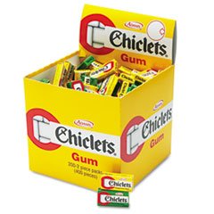 Chewing Gum, Peppermint Or Spearmint, 2 Pieces/pack, 200 Packs/box logo