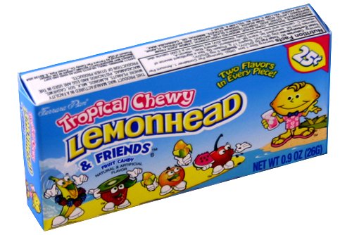 Chewy Lemonheads and Friends Tropical 25c 24 Pack logo