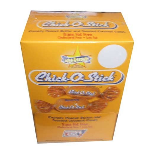 Chick-o-stick Crunchy Peanut Butter and Toasted Coconut Candy-(160 Individually Wrapped Pieces Per Box) logo