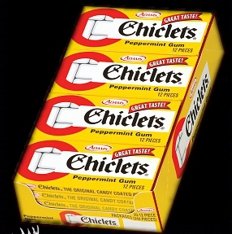 Chiclets Gum Peppermint Flavored 40 – 12 Piece Packs logo