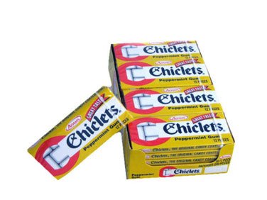 Chiclets – Peppermint, 12 Pc Gum, 20 Count logo