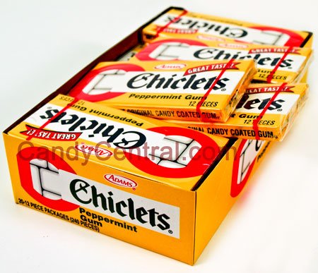 Chiclets Peppermint (20 Ct) logo